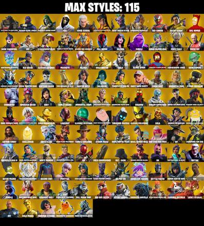 (PC/PSN/XBOX) 316 SKINS π Renegade Raider π Gold Brutus π Gold Meowscles π Gold Midas π Blitz π Raz π Fusion π Spectra Knight π 400 V-Buck PARENTAL CONTROL β image 3