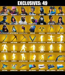 (PC/PSN/XBOX) 386 SKINS 🍒 Master Chief 🍒 Lina Scorch 🍒 Vivi Chroma 🍒 Hangtime 🍒 Jill Valentine 🍒 Sultura 🍒 Cloud Striker 🍒 250 V-Buck PARENTAL CONTROL — Fortnite account listing