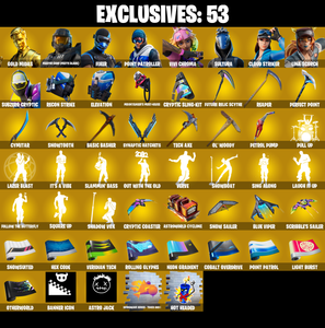 (PC/PSN/XBOX) 332 SKINS 🍒 Gold Midas 🍒 Master Chief (Matte Black) 🍒 Fixer 🍒 Point Patroller 🍒 Vivi Chroma 🍒 Sultura 🍒 0 V-Buck PARENTAL CONTROL — Fortnite account listing