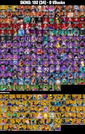 (PC/PSN/XBOX) 192 SKINS π Naruto Uzumaki π Cloud Striker π Subzero Cryptic π The Imagined π Joey π Torin π Snap π The Cube Queen π 0 V-Buc PARENTAL CONTROL β image 2