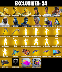 (PC/XBOX) 219 SKINS / Gold Meowscles ☄️ Gold Midas ☄️ Gold Brutus ☄️ Keri Commander ☄️ Pitch Patroller ☄️ Lina Scorch ☄️ Shady Doggo ☄️ 150 V-Buc | PARENTAL CONTROL — Fortnite account listing