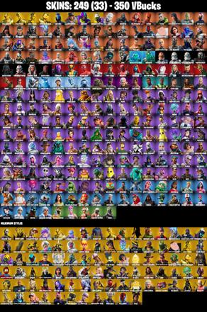 (PC) 249 SKINS 🔥 Gold Brutus 🔥 Gold Midas 🔥 Gold TNTina 🔥 Gold Meowscles 🔥 Sultura 🔥 Lina Scorch 🔥 Gridiron 🔥 Subzero Cryptic 🔥 350 VB | PARENTAL CONTROLS — image 2