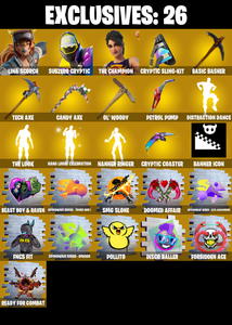(PC/XBOX) 600 VB) 184 SKINS 🔥 Aerial Assault Trooper 🔥 Lina Scorch 🔥 Subzero Cryptic 🔥 The Champion 🔥 Spire Assassin 🔥 The Foundation 🔥 Malik 🔥 Omegarok PARENTAL CONTROLS — Fortnite account listing