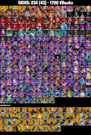 (PC/PSN) 234 SKINS 🔥 Renegade Raider 🔥 Gold Midas 🔥 Snake Eyes 🔥 Naruto Uzumaki 🔥 Black Adam 🔥 FNCS Champion Seeker 🔥 1700 V-Buc🔥 PARENTAL CONTROLS — image 2