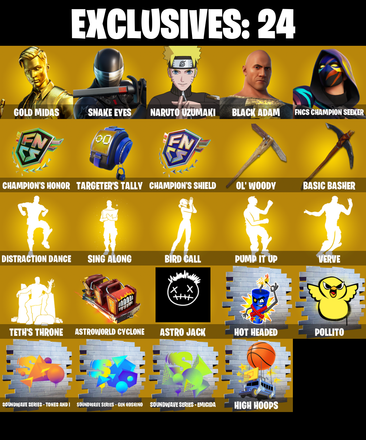 (PC/PSN) 234 SKINS 🔥 Renegade Raider 🔥 Gold Midas 🔥 Snake Eyes 🔥 Naruto Uzumaki 🔥 Black Adam 🔥 FNCS Champion Seeker 🔥 1700 V-Buc🔥 PARENTAL CONTROLS — image 1