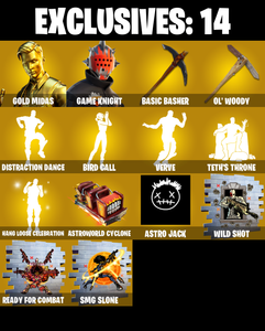 (PC/PSN/XBOX) 188 SKINS π« Gold Midas β‘οΈ Game Knight π Backlash β‘οΈ Optimus Prime π Snap β‘οΈ Twyn π Gear Specialist Maya β‘οΈ Ronin | 300 V-Buck | PARENTAL CONTROLS β Fortnite account listing