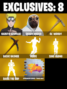 (PC/PSN/XBOX) 222 SKINS 🍒 Renegade Raider 🍒 Naruto Uzumaki 🍒 Shady Doggo 🍒 Eternal Knight 🍒 Torin 🍒 Alli 🍒 Zeus 🍒 3100 V-Buck PARENTAL CONTROL — Fortnite account listing