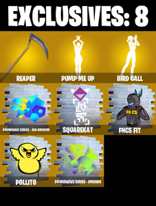 (PC/PSN/XBOX) 336 SKINS ๐ Renegade Raider ๐ Hades ๐ Valeria ๐ Malik ๐ Optimus Prime ๐ The Imagined ๐ Spectra Knight ๐ 2200 V-Buck PARENTAL CONTROL โ Fortnite account listing