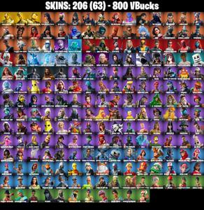 (PC/PSN) 206 SKINS 🔥 Gold Brutus 🔥 Gold Midas 🔥 Gold Meowscles 🔥 Gear Specialist Maya 🔥 Catalyst 🔥 Fate 🔥 Ravage 🔥 Sentinel 🔥 800 V-Bucks PARENTAL CONTROLS — Fortnite account listing