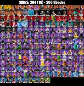 (PC/PSN) 204 SKINS 🔥 Renegade Raider 🔥 Eon 🔥 Gold Midas 🔥 Gear Specialist Maya 🔥 Catalyst 🔥 Sentinel 🔥 The Cube Queen 🔥 Kymera 🔥 200 V-Buc PARENTAL CONTROLS — Fortnite account listing