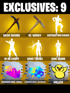 (PC/PSN/XBOX) 184 SKINS ๐ซ Renegade Raider โก๏ธ Snap ๐ Twyn โก๏ธ Kado Thorne ๐ Ronin โก๏ธ Malik ๐ Era โก๏ธ Renzo the Destroyer ๐ Kymera | 0 V-Buck | PARENTAL CONTROLS โ Fortnite account listing