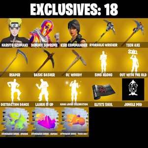 (PC/PSN/XBOX) 228 SKINS 🍒 Renegade Raider 🍒 Master Chief 🍒 Naruto Uzumaki 🍒 Dummy Supreme 🍒 Keri Commander 🍒 Spire Assassin 🍒 50 V-Buck PARENTAL CONTROL — Fortnite account listing