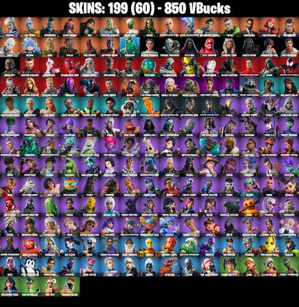 (PC/PSN/XBOX) 199 SKINS π Mizuki π The Origin π Omegarok π Kado Thorne π Era π Spectra Knight π Backlash π Hades π 850 V-Buck PARENTAL CONTROL β image 2
