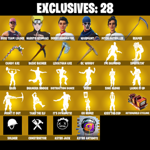(PC/PSN/XBOX) 362 SKINS 🍒 Renegade Raider 🍒 Aerial Assault Trooper 🍒 Naruto Uzumaki 🍒 Derby Dominator 🍒 Pitch Patroller 🍒 800 V-Buck PARENTAL CONTROL — Fortnite account listing