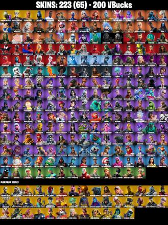 (PC) 223 SKINS 🔥 Renegade Raider 🔥 Subzero Cryptic 🔥 Naruto Uzumaki 🔥 Black Adam 🔥 Sultura 🔥 Hypersonic 🔥 Sky Stalker 🔥 200 V-Buc🔥 PARENTAL CONTROLS — image 2