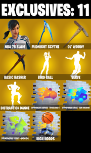 (PC/XBOX) 229 SKINS ๐ฅ Renegade Raider ๐ฅ NBA 75 Slam ๐ฅ Snap ๐ฅ The Imagined ๐ฅ Zeus ๐ฅ Spectra Knight ๐ฅ The Ageless ๐ฅ Renzo the Destroyer ๐ฅ Era ๐ฅ 1650 VB | PARENTAL CONTROLS โ Fortnite account listing