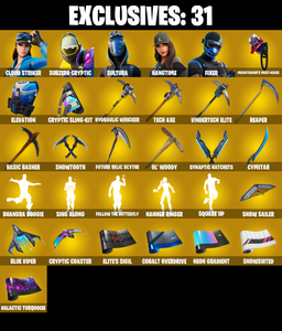 (PC/PSN/XBOX) 206 SKINS 🍒 Aerial Assault Trooper 🍒 Cloud Striker 🍒 Subzero Cryptic 🍒 Sultura 🍒 Hangtime 🍒 Fixer 🍒 Kymera 🍒 50 V-Buck PARENTAL CONTROL — Fortnite account listing