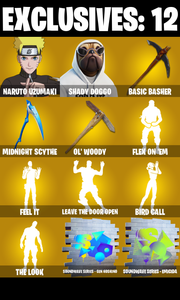 (PC) 220 SKINS ๐ฅ Renegade Raider ๐ฅ Naruto Uzumaki ๐ฅ Shady Doggo ๐ฅ Peter Griffin ๐ฅ Valeria ๐ฅ Zeus ๐ฅ Paradigm (Reality-659) ๐ฅ 100 V-Bucks๐ฅ PARENTAL CONTROLS โ Fortnite account listing