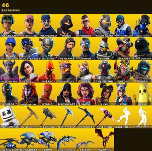 [PC/PSN/XBOX] | 62 skins | Take The L | Orange Justice | OG STW | IKONIK | The Reaper | Elite Agent | Omega | Trailblazer | #VVM9810 — Fortnite account listing