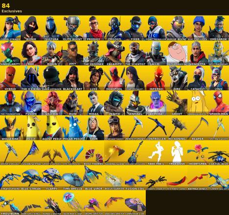 [PC/XBOX] | 186 skins | Take The L | IKONIK | Renegade Raider | Elite Agent | Spider-Man | Cloud Striker | Sultura | Prodigy | Trilogy | #CBP0615 — image 1
