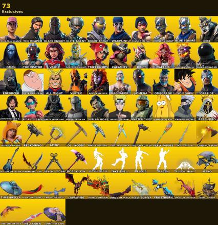 [PC/PSN] | 192 skins | 7100 V-bucks | Orange Justice | Take The L | Floss | OG STW | Black Knight | Sparkle Specialist | Royale Knight | #CEG2729 — image 1