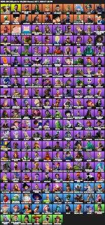 [PC/PSN] | 206 skins | 7200 V-bucks | Candy Axe | Renegade Raider | Psycho Bandit | John Wick | Molten Battle Hound | Hades | All Might | #KWB8251 — image 2