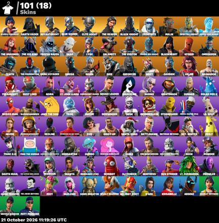 [PC/XBOX] | 101 skins | Floss | Orange Justice | Take The L | Black Knight | Sparkle Specialist | Royale Knight | The Reaper | Elite Agent | #UIF3445 — image 2