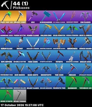 [PC/XBOX] | 53 skins | 2950 V-bucks | Merry Mint Axe | Trilogy | Fixer | Blue Striker | Carbon Commando | Blue Team Leader | Prodigy | #QNK0559 — image 3