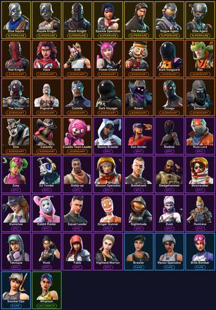 [PC/PSN/XBOX] 51 Skins | AC/DC | Black Knight | Blue Squire | Elite Agent | Reckoning | Rogue Agent | Royale Knight | Sparkle Specialist | The Reaper | Calamity | Carbide | Crackshot | Cuddle Team Leader | Dark Vanguard | Dark Voyager | Dire | Drift — image 2