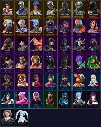 [PC/XBOX] 44 Skins | AC/DC | Black Knight | Blue Squire | Blue Team Leader | Elite Agent | Royale Knight | Sparkle Specialist | Dark Voyager | Mizuki | P.A.N.D.A Team Leader | Raven | Renzo the Destroyer | Breaking Waves | CRZ-8 | EVA — image 2