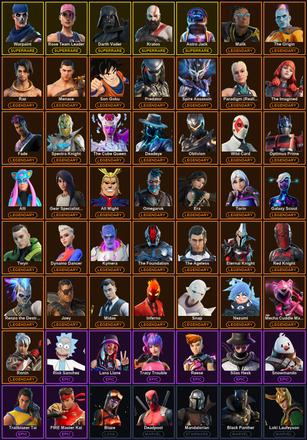 [PC] 325 Skins | Astro Jack | Darth Vader | Kratos | Leviathan Axe | Ol' Woody | Reaper | Rose Team Leader | Warpaint | All Might | Alli | Blaze | Deadeye | Deadpool | Dynamo Dancer | Era | Eternal Knight | Fade | Galaxy Scout | Gear Specialist Maya — image 2