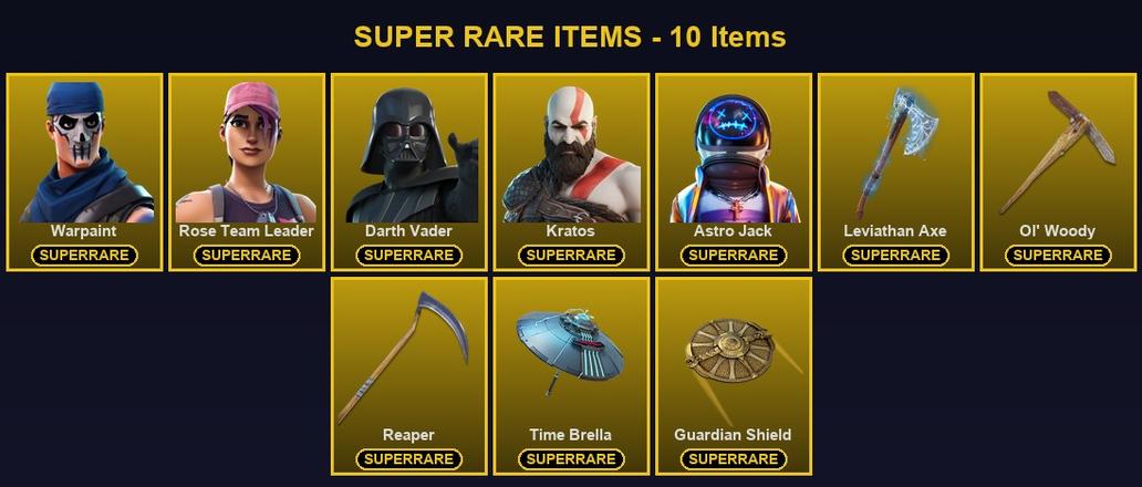 [PC] 325 Skins | Astro Jack | Darth Vader | Kratos | Leviathan Axe | Ol' Woody | Reaper | Rose Team Leader | Warpaint | All Might | Alli | Blaze | Deadeye | Deadpool | Dynamo Dancer | Era | Eternal Knight | Fade | Galaxy Scout | Gear Specialist Maya — image 1