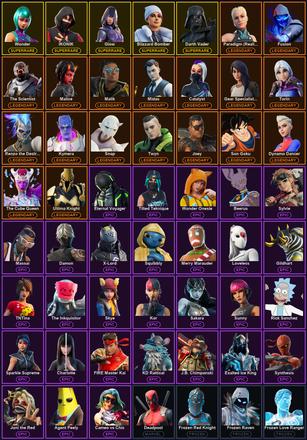 [PC] 143 Skins | Blizzard Bomber | Darth Vader | Glow | IKONIK | Merry Mint Axe | Reaper | Wonder | Catalyst | Deadpool | Dynamo Dancer | Frozen Love Ranger | Frozen Raven | Frozen Red Knight | Fusion | Gear Specialist Maya | Joey | Kymera | Malice — image 2