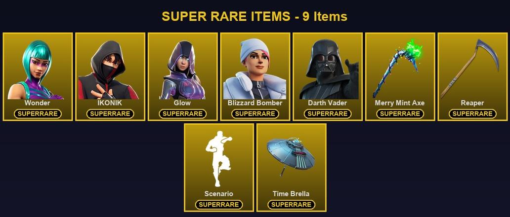 [PC] 143 Skins | Blizzard Bomber | Darth Vader | Glow | IKONIK | Merry Mint Axe | Reaper | Wonder | Catalyst | Deadpool | Dynamo Dancer | Frozen Love Ranger | Frozen Raven | Frozen Red Knight | Fusion | Gear Specialist Maya | Joey | Kymera | Malice — image 1
