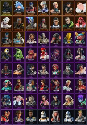 [PC/XBOX] 110 Skins | Darth Vader | Era | Kado Thorne | Malik | Mizuki | Nezumi | Omegarok | Optimus Prime | Paradigm (Reality-659) | Peter Griffin | Renzo the Destroyer | Snap | Spectra Knight | Spectra Slasher | The Ageless | Twyn | Valeria — image 2