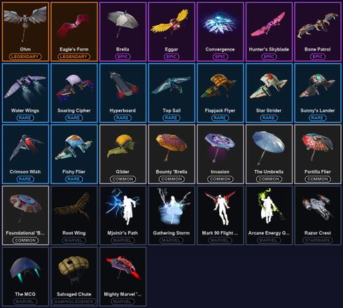 [PC/PSN/XBOX] 35 Skins | Deadfire | Fade | Galaxy Scout | Mandalorian | Menace | Predator | Raz | Yautja Wristblades | Agent Jones | Aquaman | Aquaman's Trident | Beastfang | Cluck | Combat Knife | Crystal Axe of the Masters | Doctor Doom | Eon Blades — image 4