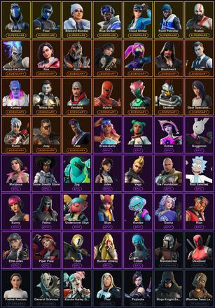 [PC] 157 Skins | Blizzard Bomber | Blue Striker | Cloud Striker | Controller | Fixer | Kratos | Leviathan Axe | Ol' Woody | Perfect Point | Point Patroller | Sultura | Blackheart | Deadpool | Era | Fade | Galaxia | Gear Specialist Maya | Hybrid | Joey — image 2