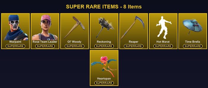 [PC/PSN/XBOX] 121 Skins | Ol' Woody | Reaper | Reckoning | Rose Team Leader | Warpaint | A.I.M. | Blackheart | Calamity | Dire | Fusion | Hybrid | Lynx | Mandalorian | Omegarok | Ravage | Ronin | Ruin | Snap | Sorana | Spectra Knight | Spectra Slasher — Fortnite account listing