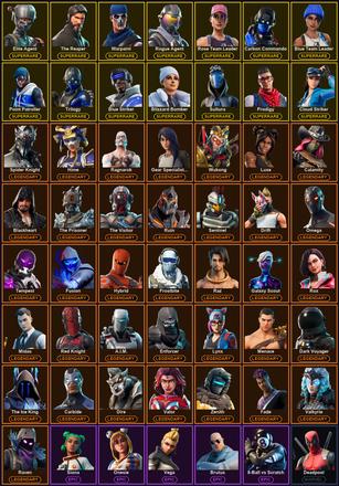 [PC/XBOX] 139 Skins | Blizzard Bomber | Blue Striker | Blue Team Leader | Carbon Commando | Cloud Striker | Controller | Elite Agent | Ol' Woody | Perfect Point | Point Patroller | Prodigy | Reckoning | Rogue Agent | Rose Team Leader | Sultura — image 2