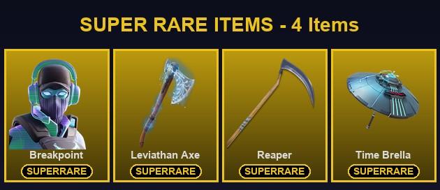 [PC] 83 Skins | Breakpoint | Leviathan Axe | Reaper | Deadpool | Eternal Knight | Fade | Fusion | Gear Specialist Maya | Joey | Kymera | Midas | Mizuki | Renzo the Destroyer | Sorana | 8-Ball vs Scratch | Agent Peely | Aquaman | Aquaman's Trident — Fortnite account listing