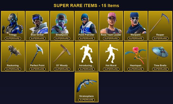 [PC/PSN/XBOX] 116 Skins | Blue Striker | Breakpoint | Ol' Woody | Perfect Point | Point Patroller | Reaper | Reckoning | Rose Team Leader | Trilogy | Warpaint | A.I.M. | Blackheart | Calamity | Catalyst | Dire | Drift | Enforcer | Fusion | Hybrid — image 1