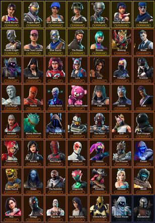 [PC/PSN/XBOX] 174 Skins | Blue Squire | Blue Team Leader | Elite Agent | Merry Mint Axe | Ol' Woody | Reaper | Reckoning | Rogue Agent | Rose Team Leader | Royale Knight | Sparkle Specialist | The Reaper | Trailblazer | Warpaint | Wonder | World Warrior — image 2