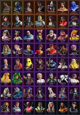 [PC/PSN/XBOX] 85 Skins | Perfect Point | Reaper | Travis Scott | Trilogy | Deadpool | Eternal Knight | Fade | Fusion | Gear Specialist Maya | Joltara | Kado Thorne | Midas | Omegarok | Raz | Sorana | Spectra Knight | Spectra Slasher | Winter's Onslaught — image 2
