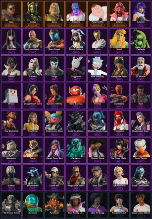 [PC/PSN] 121 Skins | Ol' Woody | Hadean Key | Hades | Joey | Kymera | Peter Griffin | Valeria | Zeus | 1-Ball | Aerial Assault Bomber | Aphrodite | Artemis | Axe-tral Form | Blade of the Waning Moon | Brite Raider | Bugs Bunny | Bunnii O'Hare — image 2