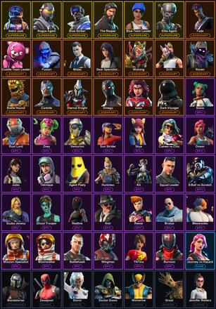 [PC/PSN/XBOX] 64 Skins | Astro Jack | Blue Striker | Blue Team Leader | Elite Agent | Rogue Agent | The Reaper | Battle Hound | Carbide | Cuddle Team Leader | Dark Voyager | Deadpool | Drift | Eternal Knight | Fade | Fusion | Gear Specialist Maya — image 2