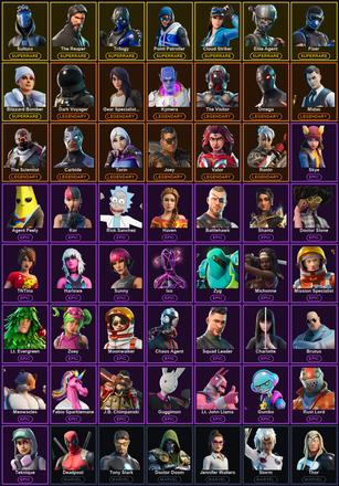 [PC/PSN/XBOX] 93 Skins | Blizzard Bomber | Cloud Striker | Elite Agent | Fixer | Ol' Woody | Perfect Point | Point Patroller | Reaper | Sultura | The Reaper | Trilogy | Carbide | Dark Voyager | Deadpool | Gear Specialist Maya | Joey | Kymera | Midas — image 2