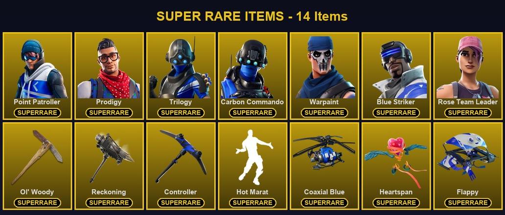 [PC/XBOX] 53 Skins | Blue Striker | Carbon Commando | Controller | Ol' Woody | Point Patroller | Prodigy | Reckoning | Rose Team Leader | Trilogy | Warpaint | Calamity | Crackshot | Cuddle Team Leader | Dire | Drift | Enforcer | Love Ranger | Lynx — image 1