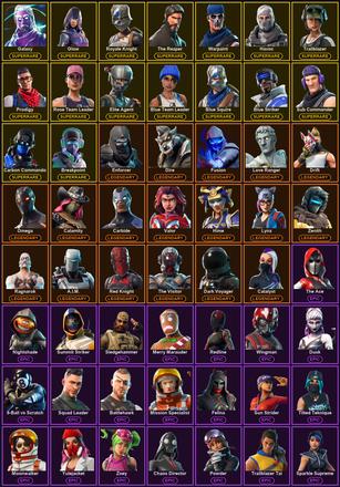 [PC/PSN/XBOX] 115 Skins | Blue Squire | Blue Striker | Blue Team Leader | Breakpoint | Carbon Commando | Controller | Elite Agent | Galaxy | Glow | Havoc | Merry Mint Axe | Ol' Woody | Prodigy | Reaper | Reckoning | Rose Team Leader | Royale Knight — image 2