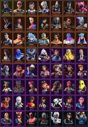 [PC/PSN] 164 Skins | Ol' Woody | Rose Team Leader | Warpaint | Alli | Deadpool | Dynamo Dancer | Era | Eternal Knight | Fade | Fusion | Gear Specialist Maya | Joey | Kado Thorne | Kymera | Mandalorian | Mecha Cuddle Master | Menace | Midas | Mizuki — image 2