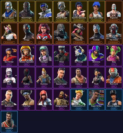 [PC/PSN/XBOX] 36 Skins | AC/DC | Black Knight | Blue Squire | Blue Striker | Blue Team Leader | Controller | Reckoning | Royale Knight | Sparkle Specialist | Calamity | Carbide | Drift | Enforcer | Omega | Ragnarok | The Visitor | Valor | Battlehawk — image 2